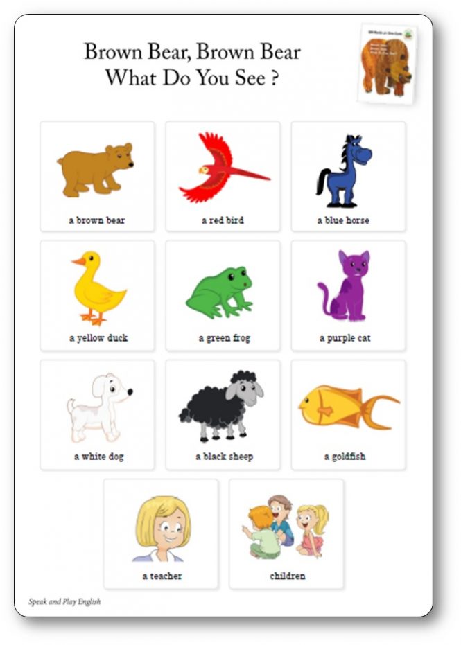 Brown-bear-activité-jeu-memory Brown Bear What Do You See : le jeu de mémory