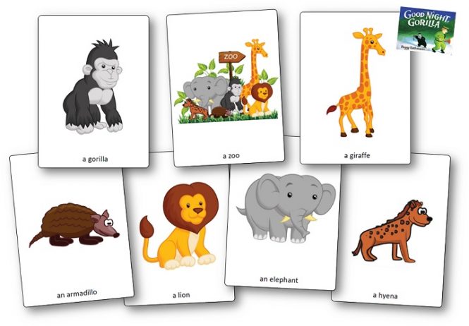 good-night-gorilla-flashcards-anglais Flashcards Good Night Gorilla