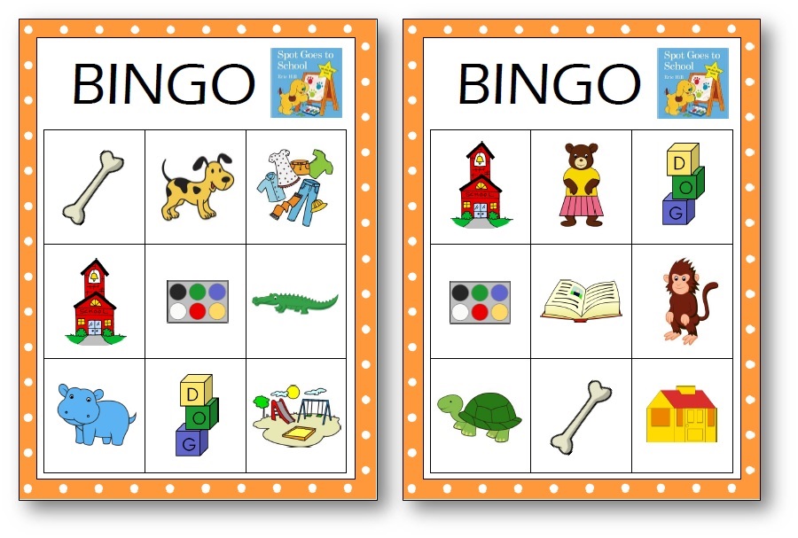 Spot Goes To School Activites Et Jeux A Imprimer Flashcards Bingo Jeu