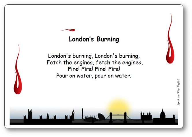 comptine-en-anglais-London-s-Burning London's Burning Comptine