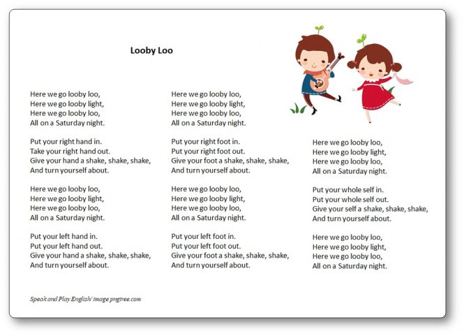 Chanson-en-anglais-Looby-Loo Chanson Looby Loo