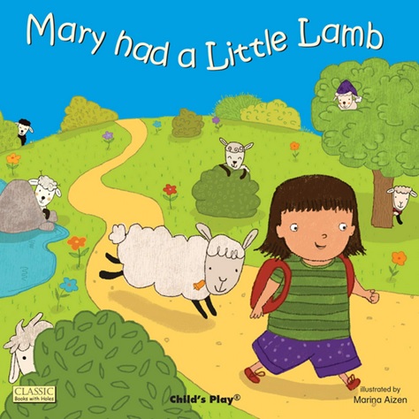 Mary Had a Little Lamb, comptine illustrée par Marina Aizen