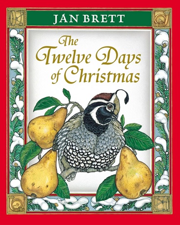 The Twelve Days of Christmas de Jan Brett - chanson à compter de Noël anglais
