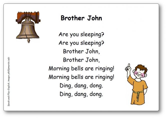 Brother-John-Comptine-en-anglais Brother John Comptine en anglais