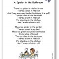 Chanson A Spider in the Bathroom Paroles en anglais et en français