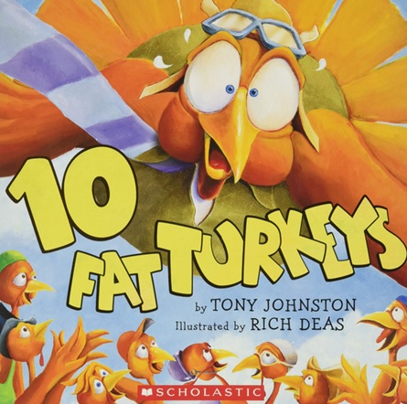 10 Fat Turkeys de Tony Johnston album à compter sur Thanksgiving en anglais