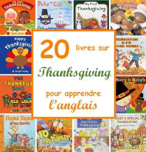 20 livres sur Thanksgiving pour apprendre l'anglais, albums Thanksgiving anglais