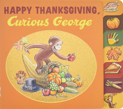 Happy Thanksgiving, Curious George de Rey - Un album jeunesse en anglais
