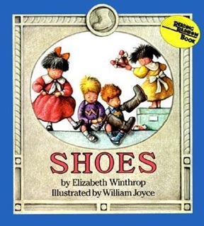 Shoes d'Elizabeth Winthrop - Un album sur les chaussures en anglais
