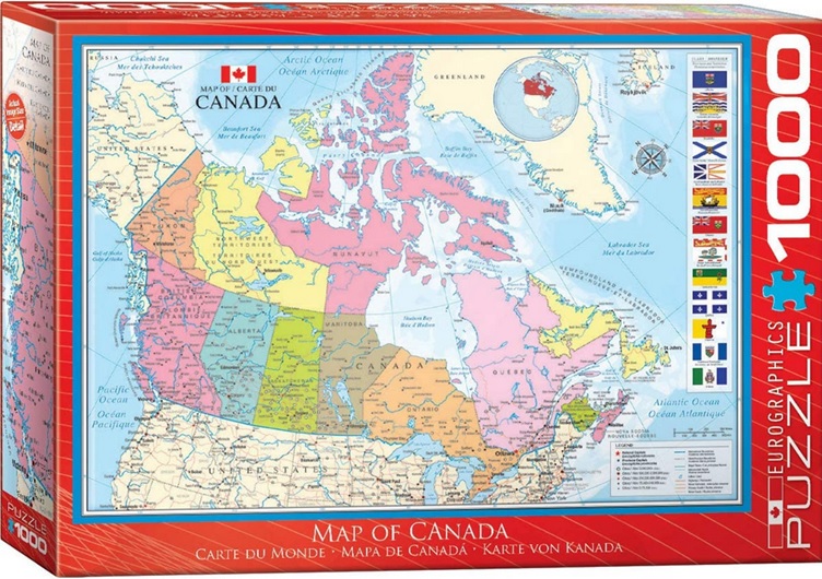 Acheter le puzzle de la Carte du Canada pour enfants