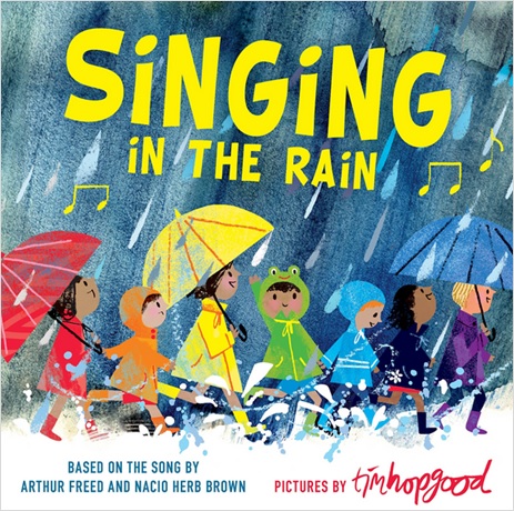 Singing in the Rain illustré par Timhopgood