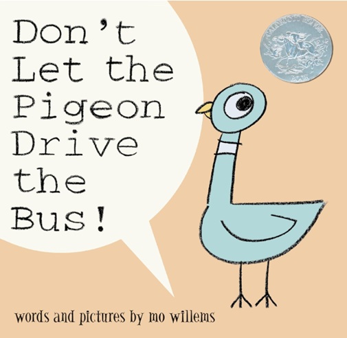 Couverture de l’album jeunesse en anglais Don't Let the Pigeon Drive the Bus! de Mo Willems